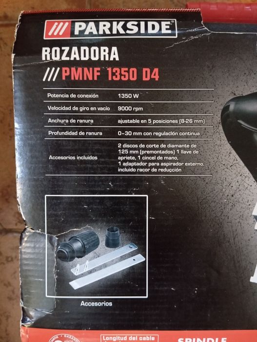 Máquina elétrica de abrir roços Parkside