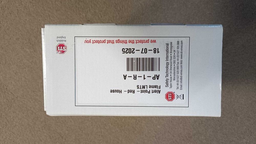 Sygnalizator pożaru: STI AP-1-R-A (NR) Alert Point, czerwony