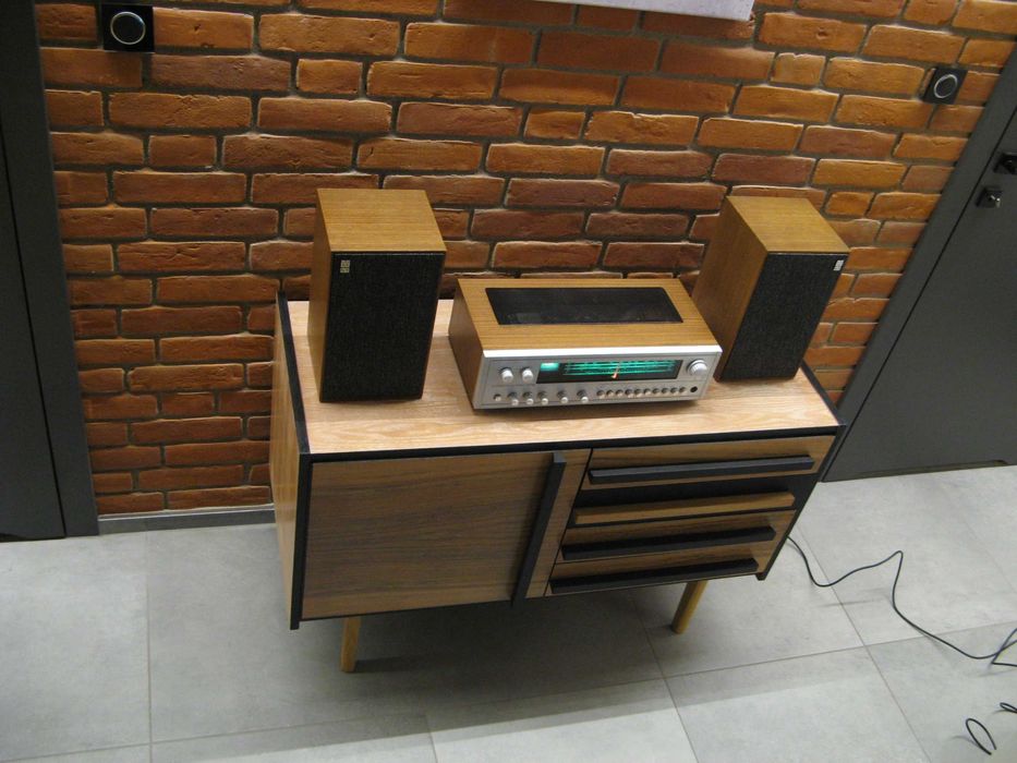 Amplituner ELIZABETH 203 UNITRA (1976r.) z kolumnami VINTAGE PRL