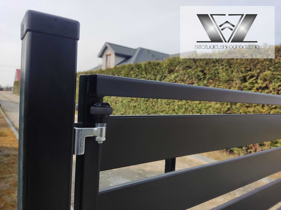 Brama Ogrodzeniowa SUWANA | PRZESUWNA | Palisadowa | Nowoczesna | smb