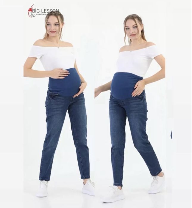 Джинси для вагітних р 42 (стегна 108 см)  Big lesson
