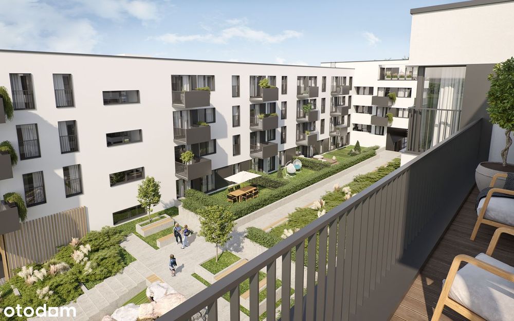 2-pokojowe mieszkanie 45m2 + balkon