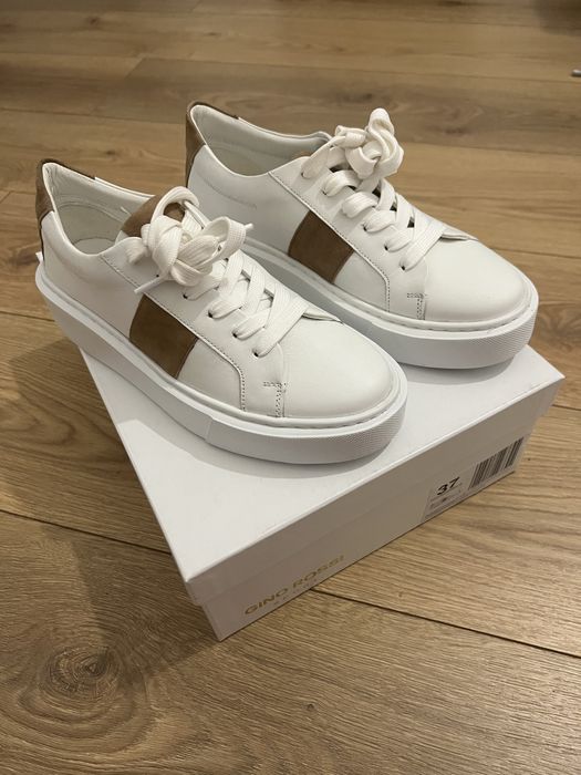 Skórzane sneakersy Gino Rossi Sport rozmiar 37