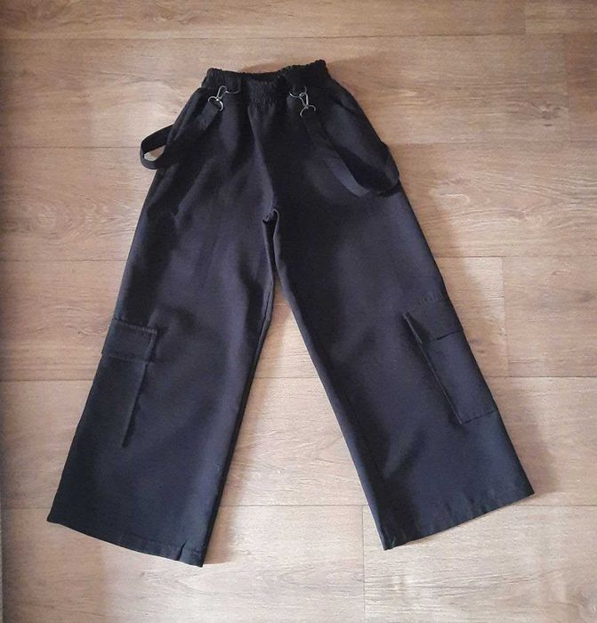 штани брюки карго широкі з карманами, зріст 134, на 8-10 лет