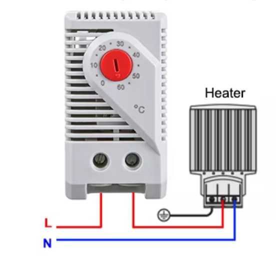 Termostato mecânico bimetálico (analógico) 220V