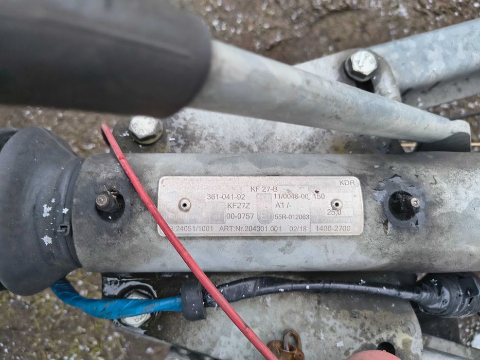 Laweta Temared 2018r. Ładowność 1480kg Wciągarka