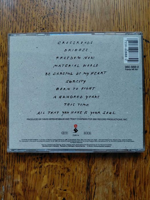 Tracy Chapman  Crossroads  CD