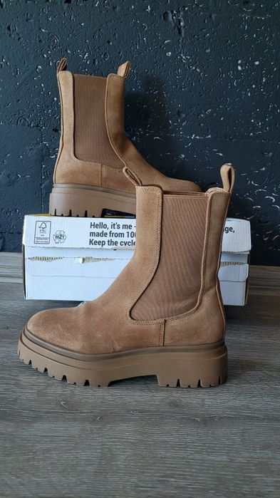 Замшеві челсі Zara