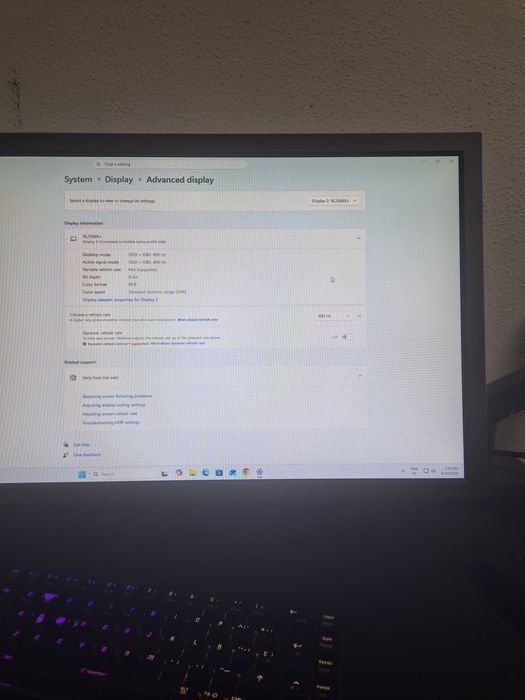 Benq Zowie xl2566x+ 400hz