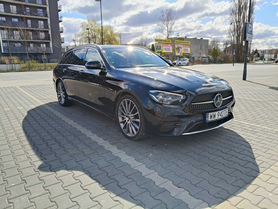 Mercedes E450 AMG Wynajem długoterminowy samochodów, wypożyczalnia aut