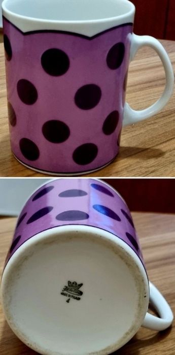 Kubki porcelanowe z PRL - Karolina