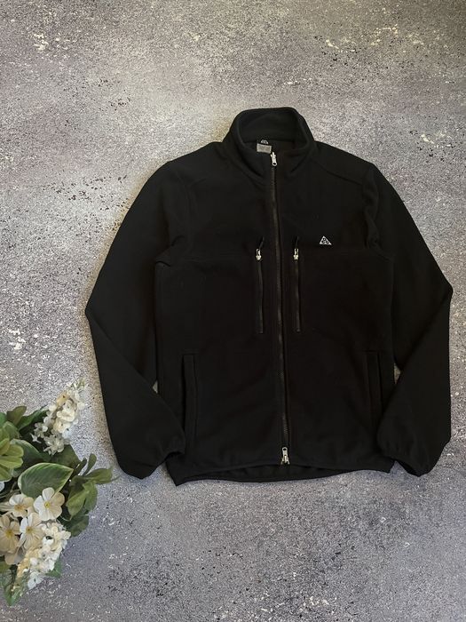 Черная флисовая зип кофта мужская Nike ACG (Оригинал)