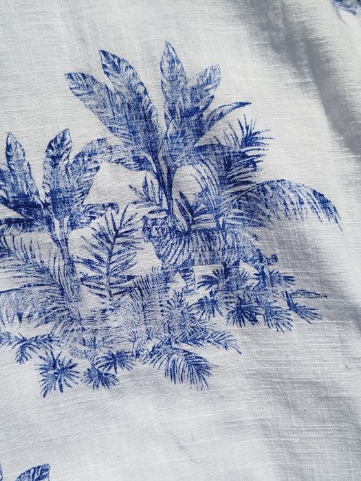 Biała spódnica na guziki z nieregularnym dołem Primark 40 L