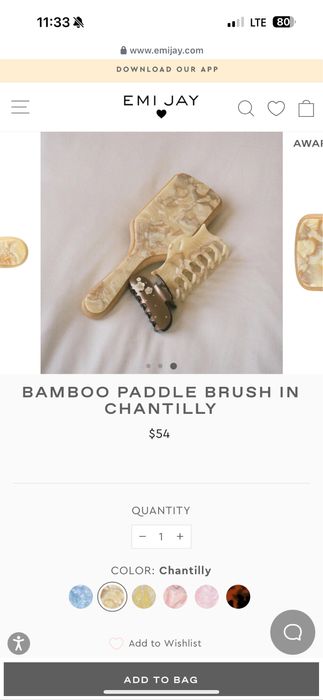 Emi Jay расческа для волос гребінець для волосся эми джей оригинал