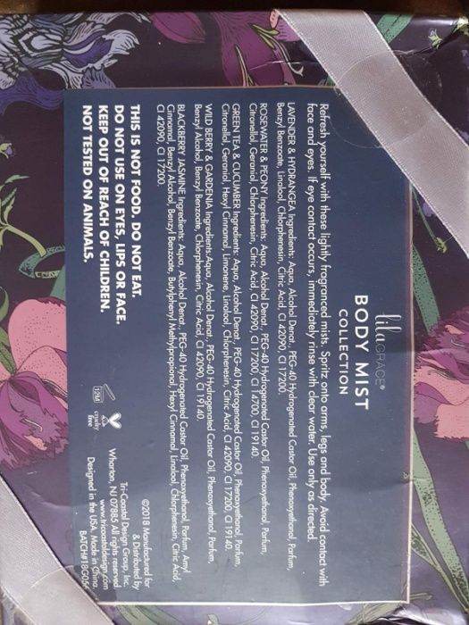 туалетная вода. туман для тела от Lila Grace.