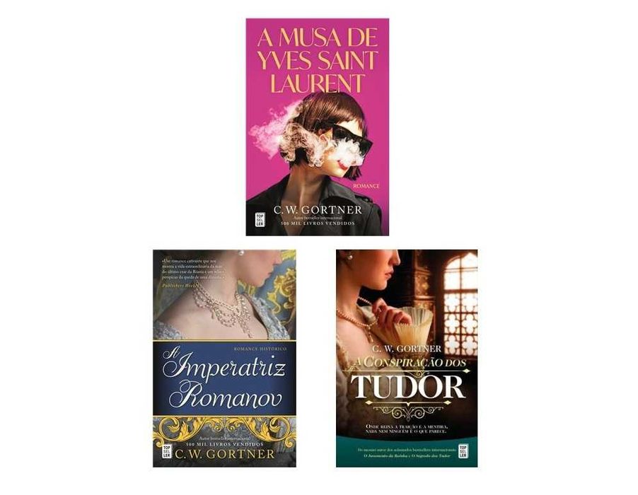 C. W. Gortner: A Conspiração dos Tudor/A Musa de Yves../.. -Desde 10€