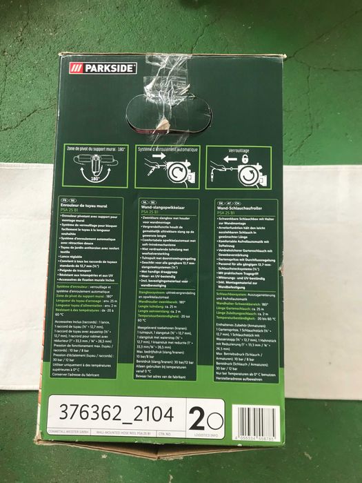 Carretel de tubo de parede