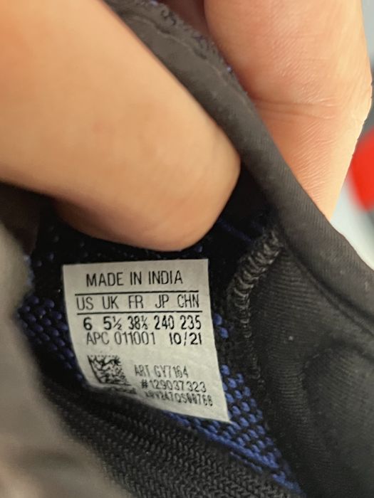 Adidas Yeezy Boost 350 V2 Dazzling Blue sneakersy niskie czarne 38 2/3