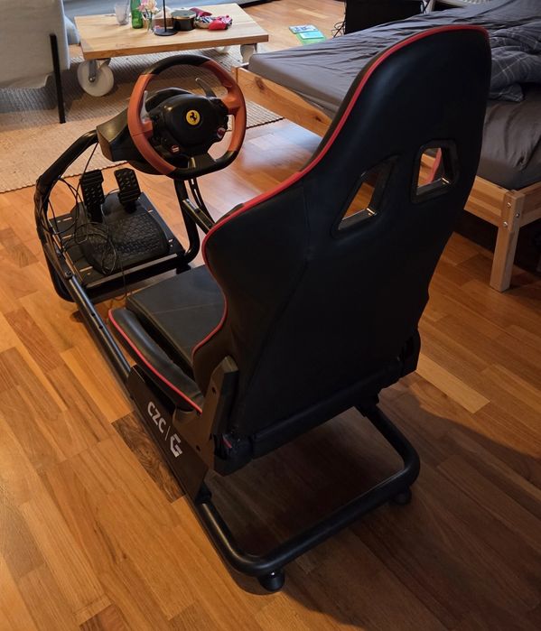 Fotel gamingowy Kokpit wyscigowy Simracingu