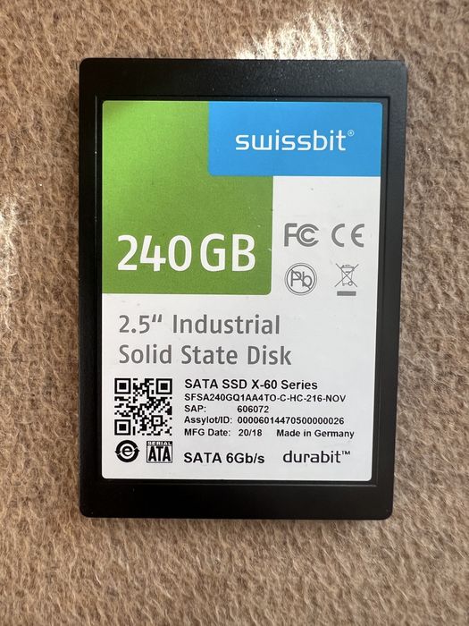 Професійний swissbit ssd 240gb