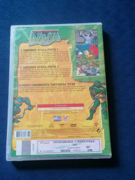 vhs As Novas Tartarugas Ninja