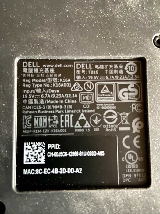 док станция dell k16a