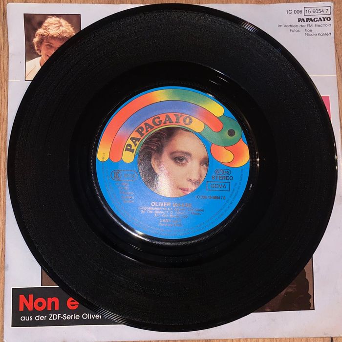 Oliver Mass - Lady Lily / Non è Vero - Winyl SP 7" - 1985