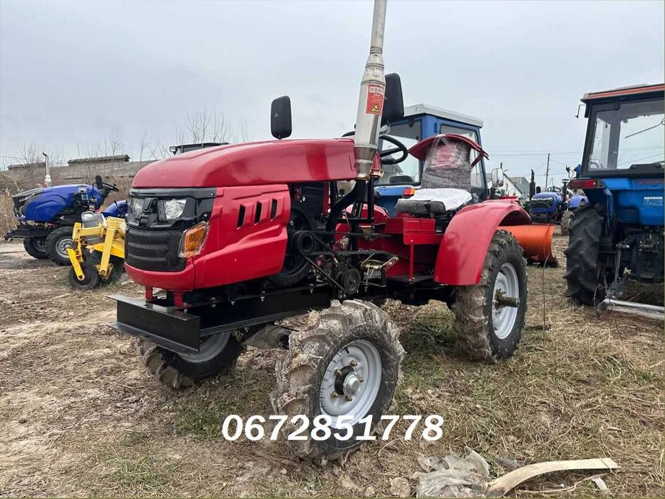 Мототрактор KENTAVR 160 BN посилена рама+фреза та плуг ДОСТАВКА додому