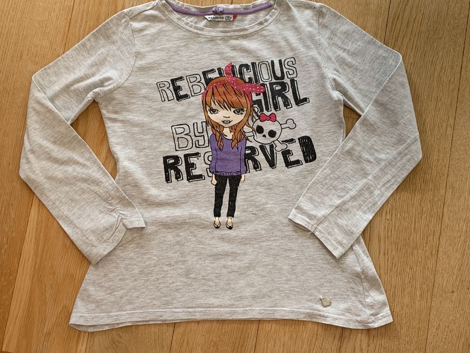 Bluzeczka reserved spodenki cool club gratis 134 8-9 lat zestaw