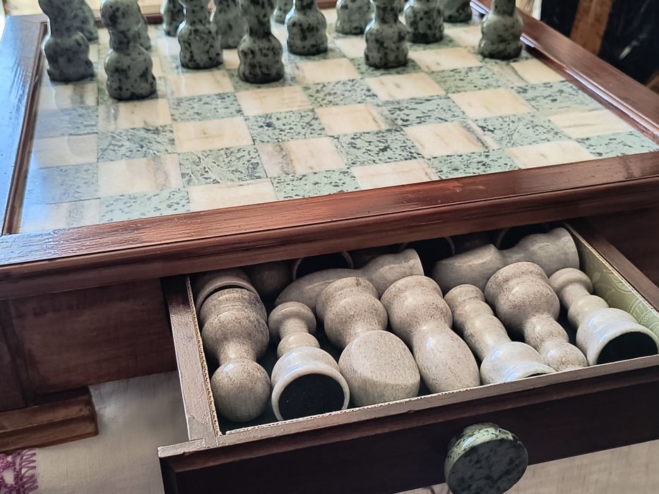 Szachy marmur ręczna robota