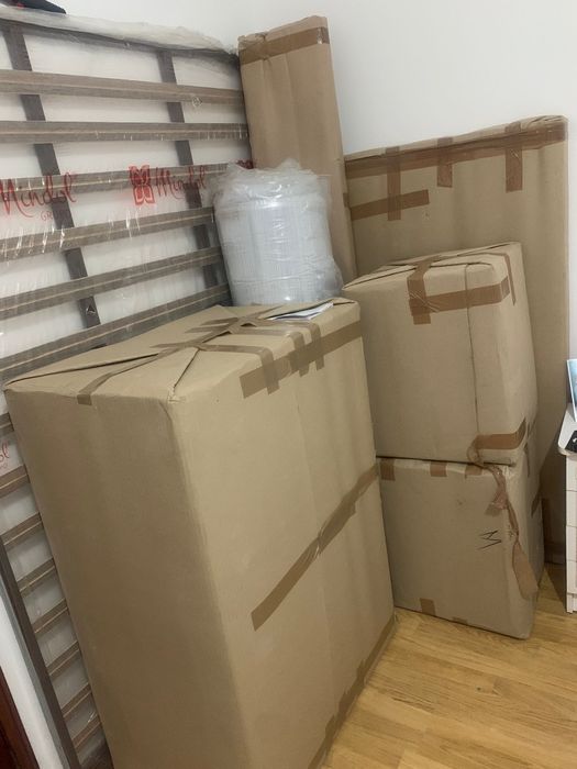 Mobília de quarto completa nova com colchão de espuma novo também