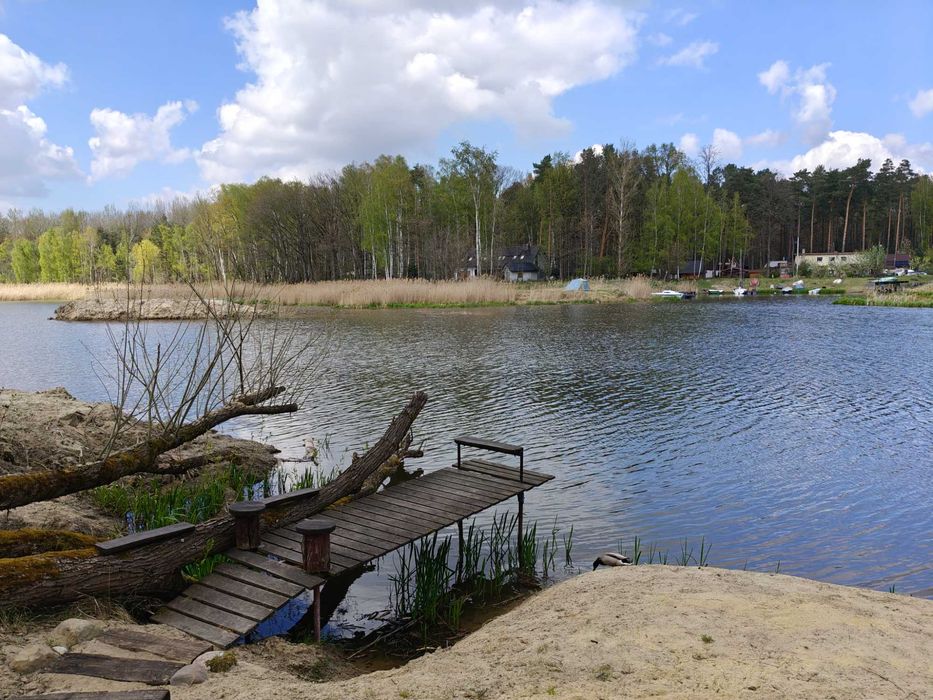 Domek Milena w Turawie z linią brzegową