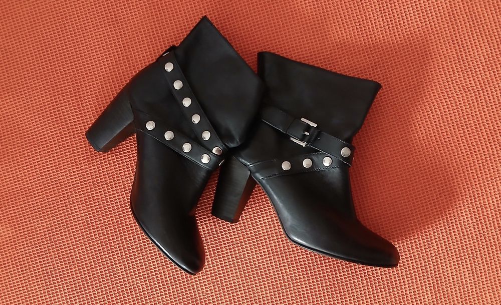 Botins La Redoute ET VOUS pele genuína