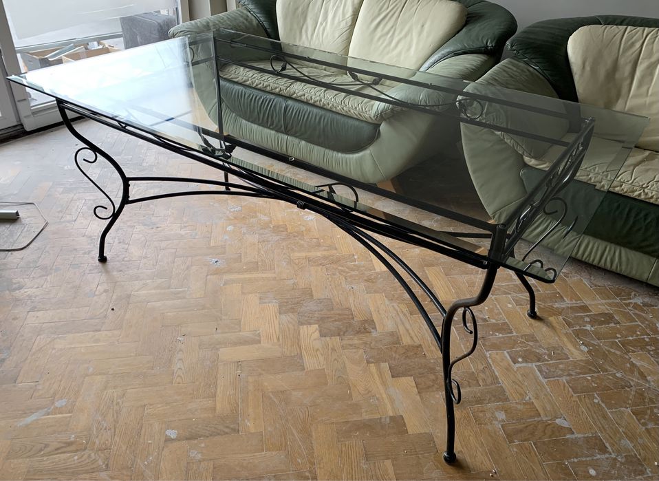 Stół szklany obiadowy DUŻY Okazja Katowice !!!