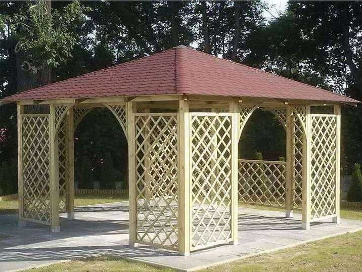 ALTANA z drewna 4x4m Solidna SŁUP 12x12 cm Altany LUBUSKIE Realne Ceny