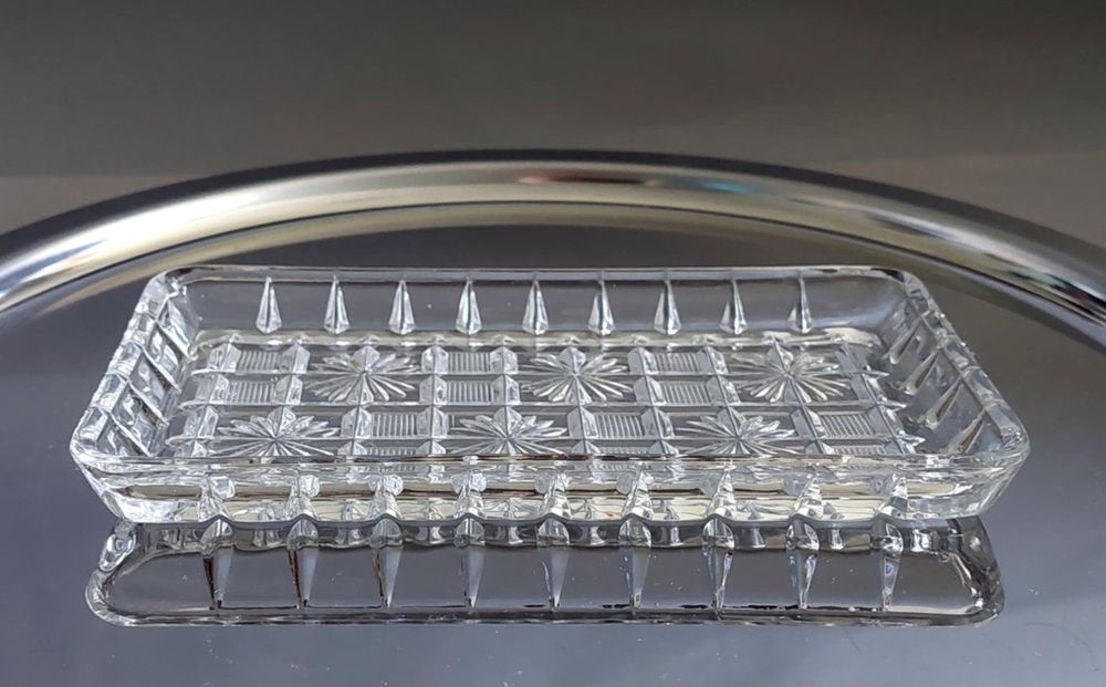 Kryształ. Taca/talerz do serwowania.
