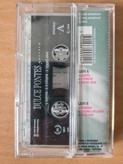 Cassete audio "Gaivota" de Dulce Pontes