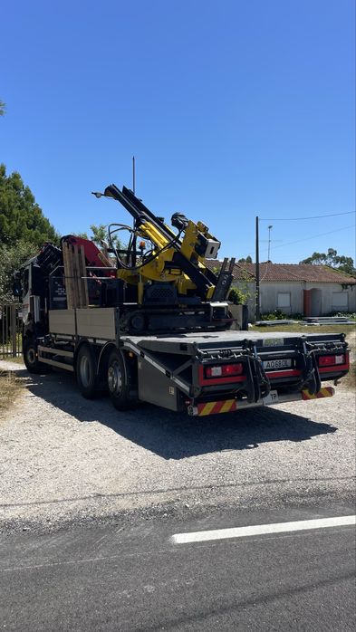 Aluguer Camião Grua 20M C/Rampa