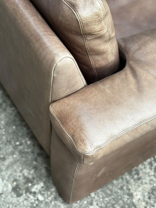 Sofa 3 osobowa brązowa