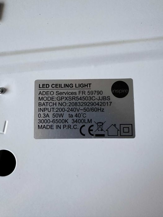 Candeeiro LED 55cm com Coluna Bluetooth - Inspire