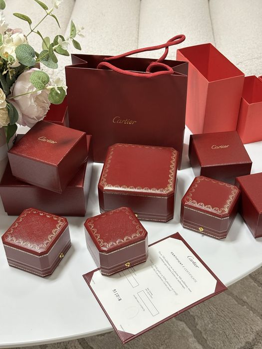 Упаковка для украшений прикрас картье cartier пакет коробка пыльник