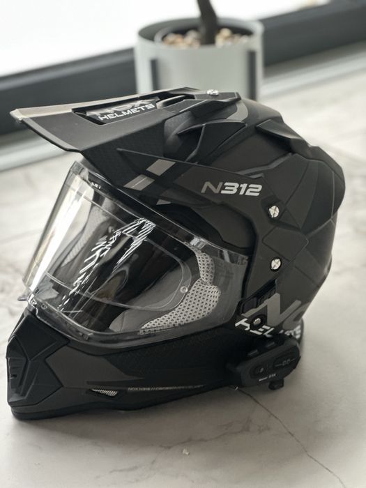 Kask motocyklowy NOX N312 plus DODATKI