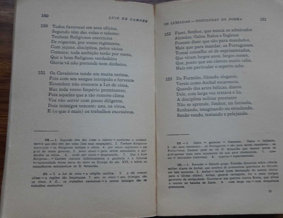 Os Lusíadas de Camões Trechos Escolhidos (Com Prefácio e Notas)