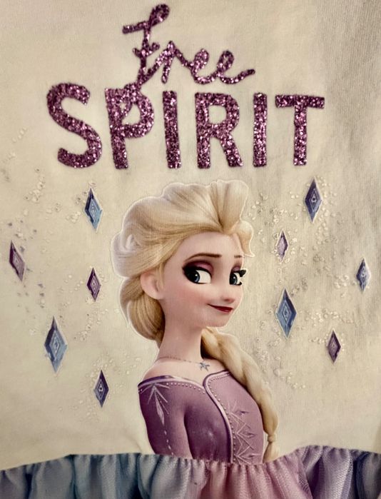 Elsa, Elza, Frozen, Kraina lodu  104 110  TIUL BROKAT