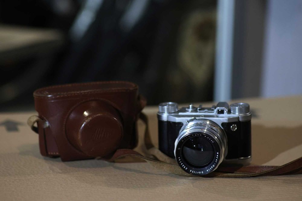Klasyczny aparat Altix z obiektywem Primagon 4.5/35 + oryginalne etui!