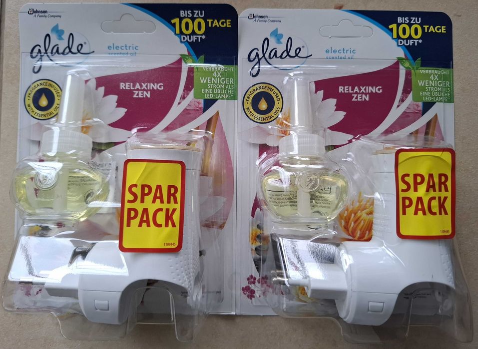 2 szt. odświeżacz powietrza Glade: dyfuzor i wkład 20 ml Relaxing Zen