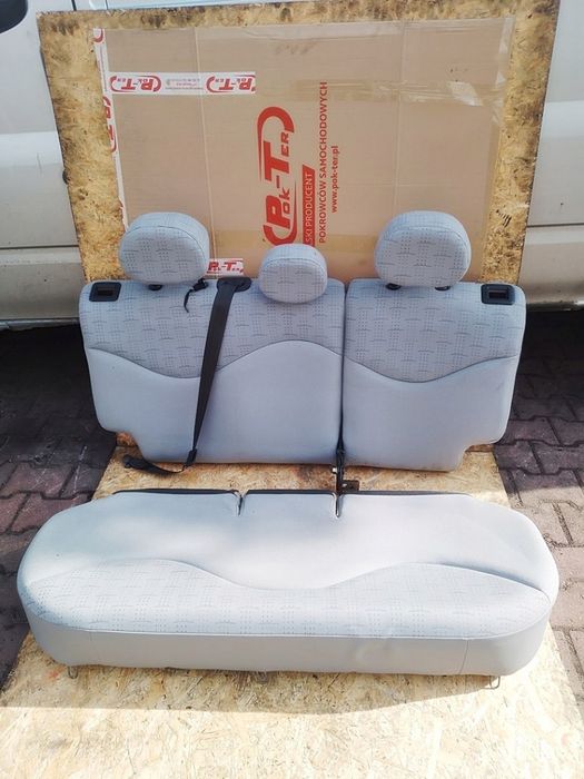 Kanapa Oparcia Zagłówki Tył Citroen C3 I 2004 1.1 2002-2007