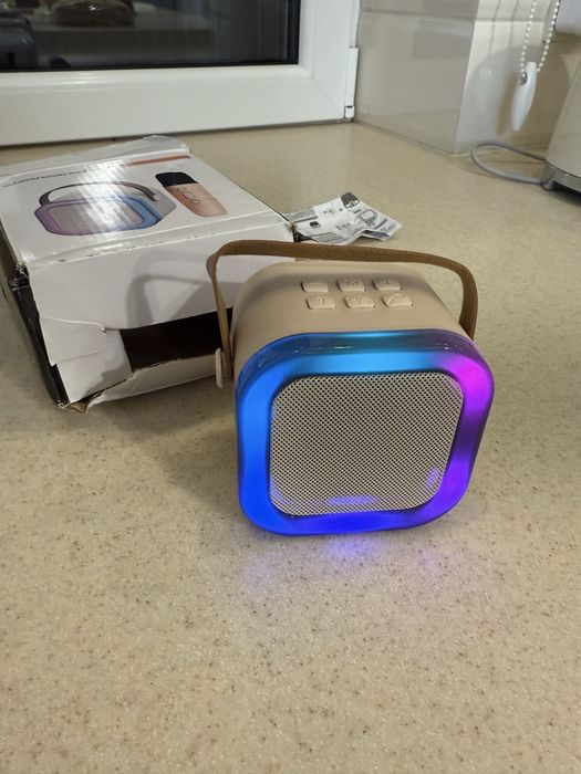 Караоке колонка bluetooth з підсвіткою