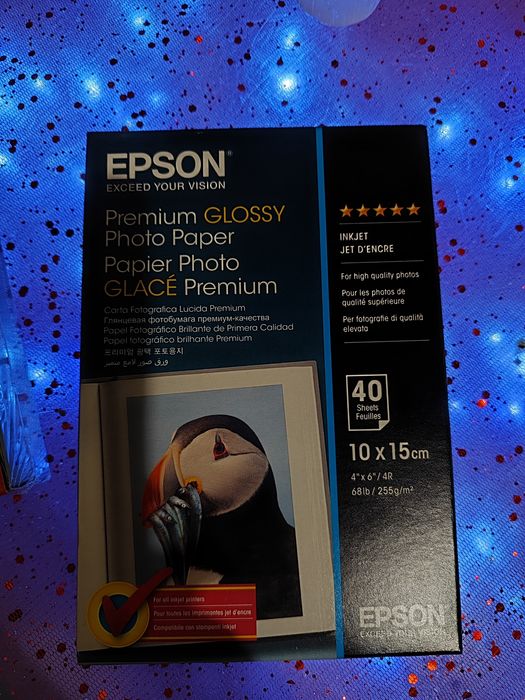 Фотобумага премиум  EPSON 10*15 Глянец.