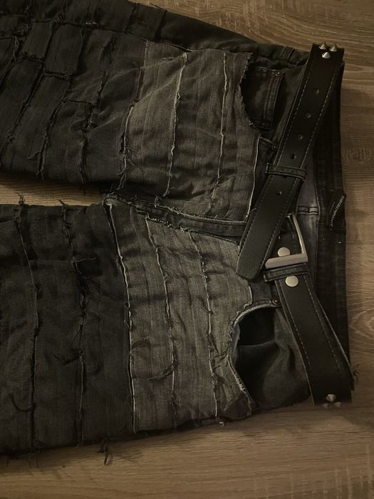 Кастомні джинси в стилі Scab / Distressed Denim (2 шари)